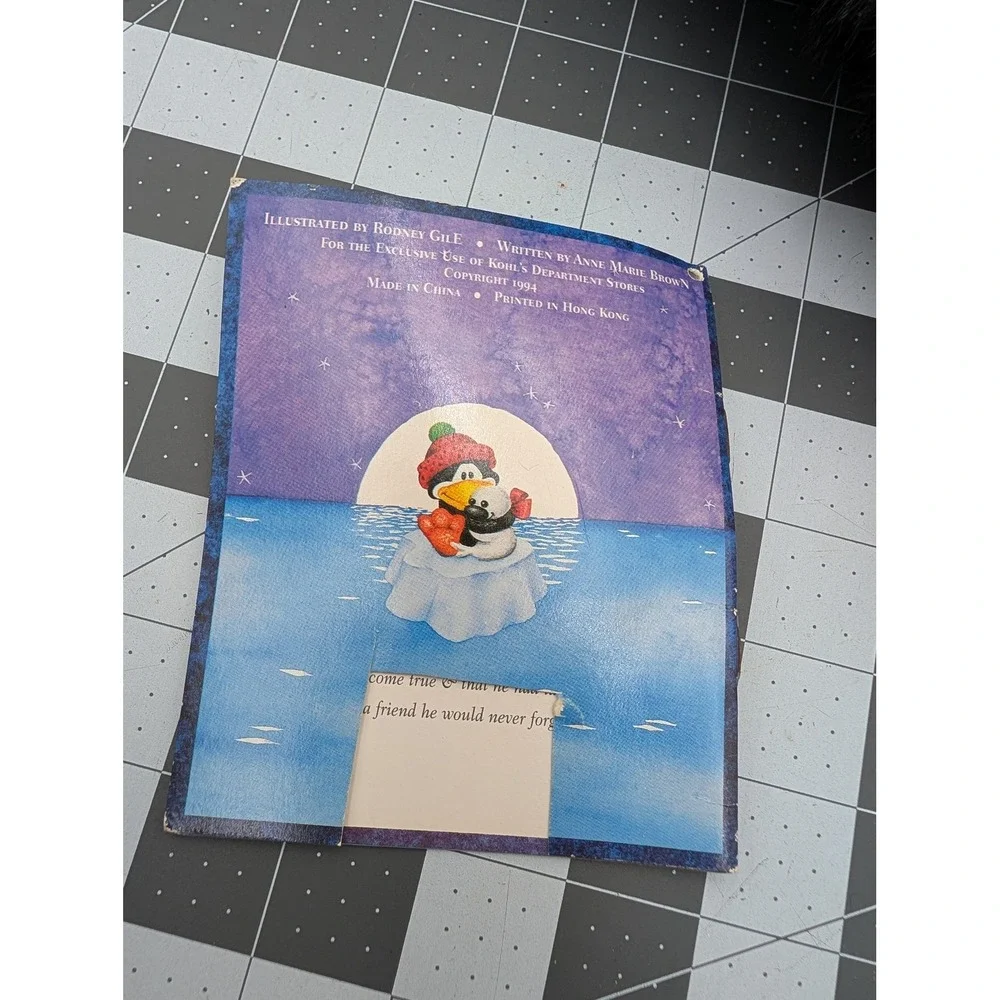 Commonwealth Waddles Penguin Shivers Seal Plush Black White Book 1993